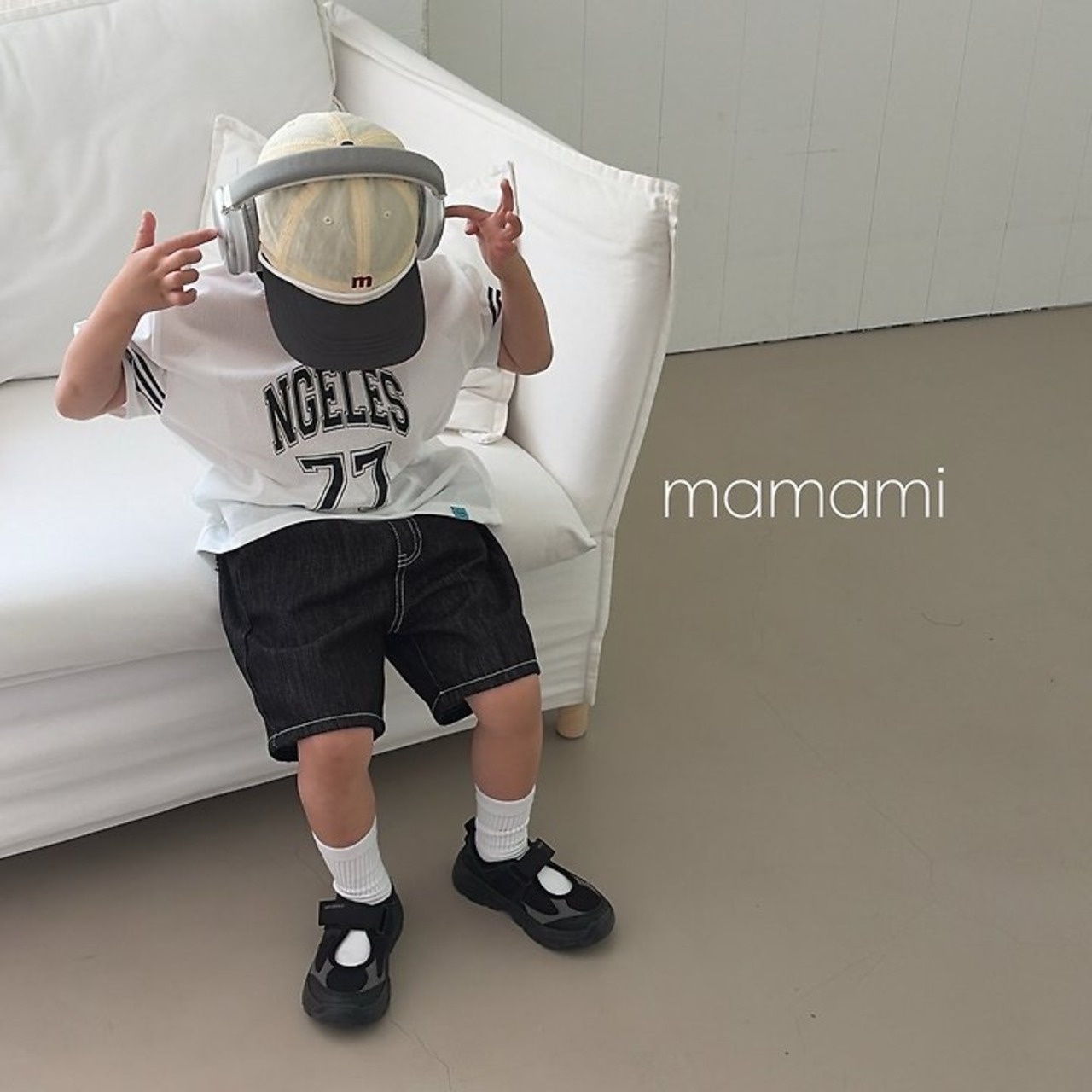 [mamami] 77 Mesh Tee (JS/JM/JL) / [마마미] 77메쉬티 (JS/JM/JL)