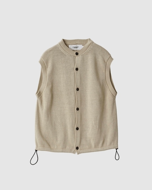 JANE SMITH/crew neck vest