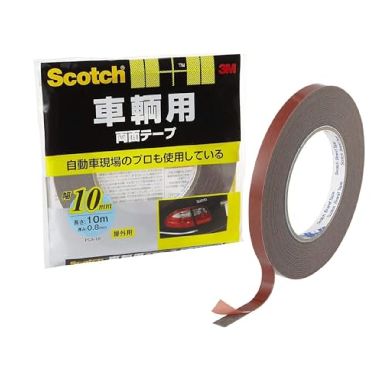 3M スコッチ 車輛用 両面テープ 10mm×10m PCA-10