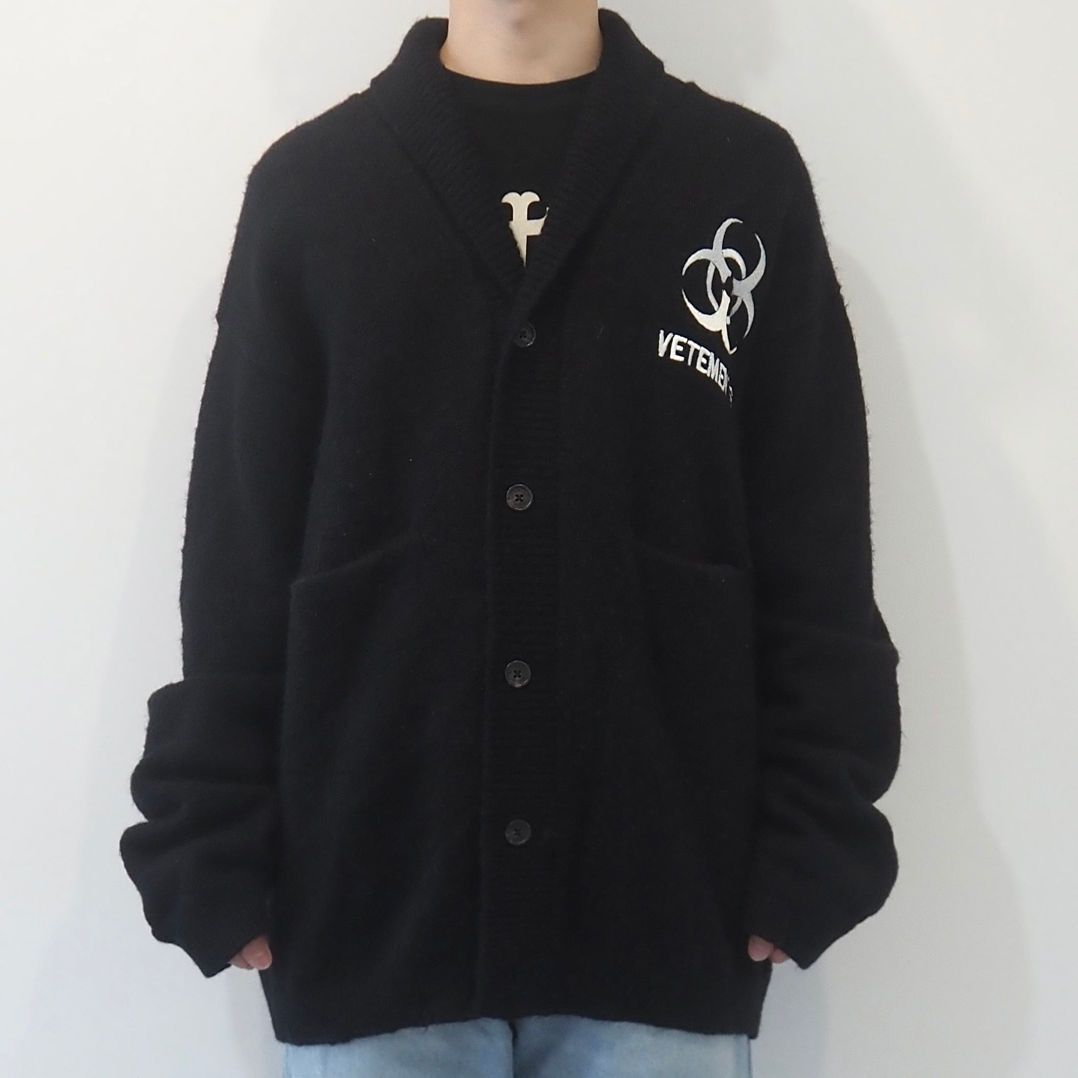 VETEMENTS ニット カーディガン アルパカ ウール ヴェトモン