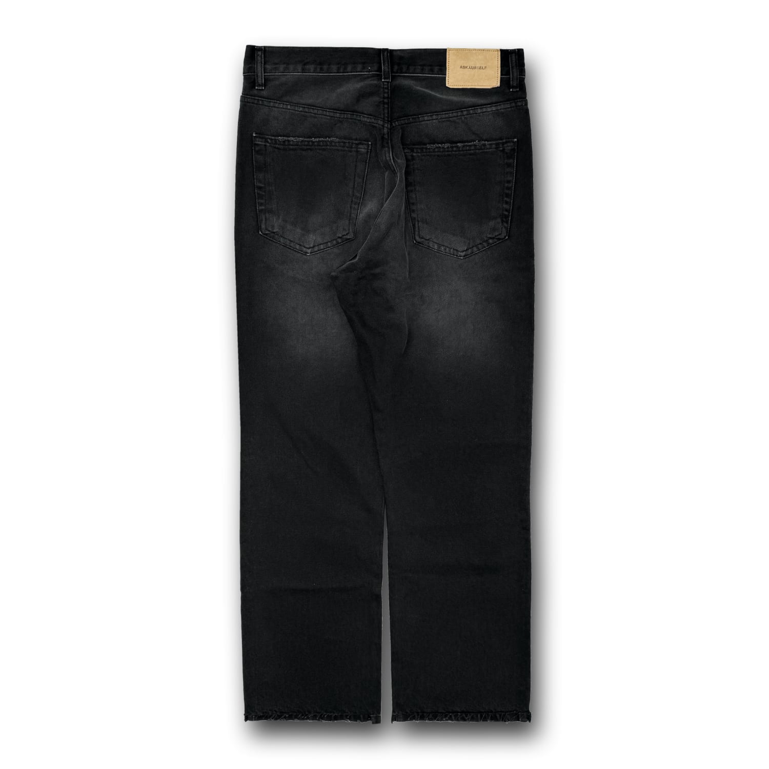 パンツ askyurself ASKYURSELF / CROSS PATCH BAGGY JEANS | HOLICK