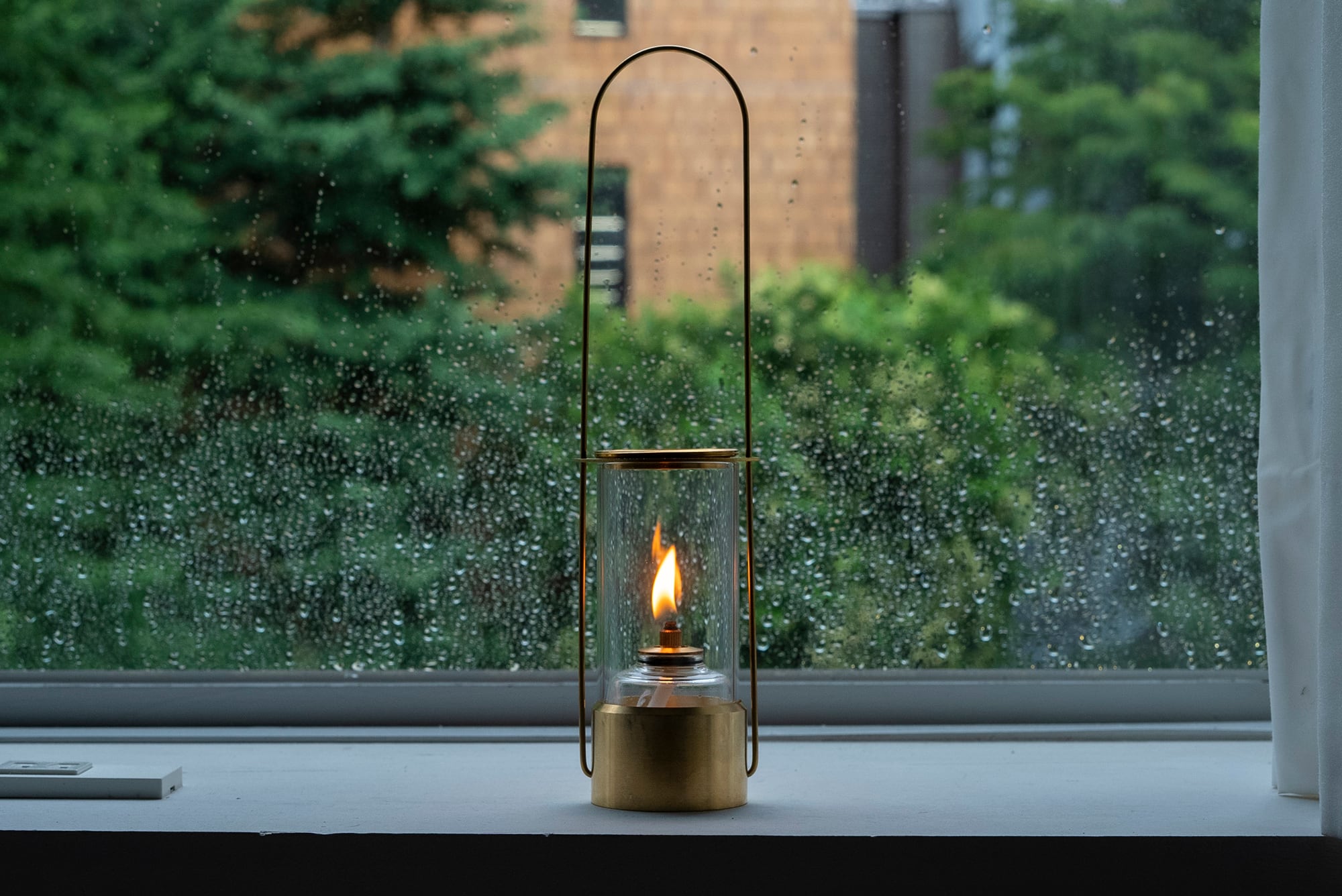 Dancing Lantern + 真鍮 ハタガネ ランタンスタンド 真鍮ハタガネ ランタンスタンド【ロータイプ】