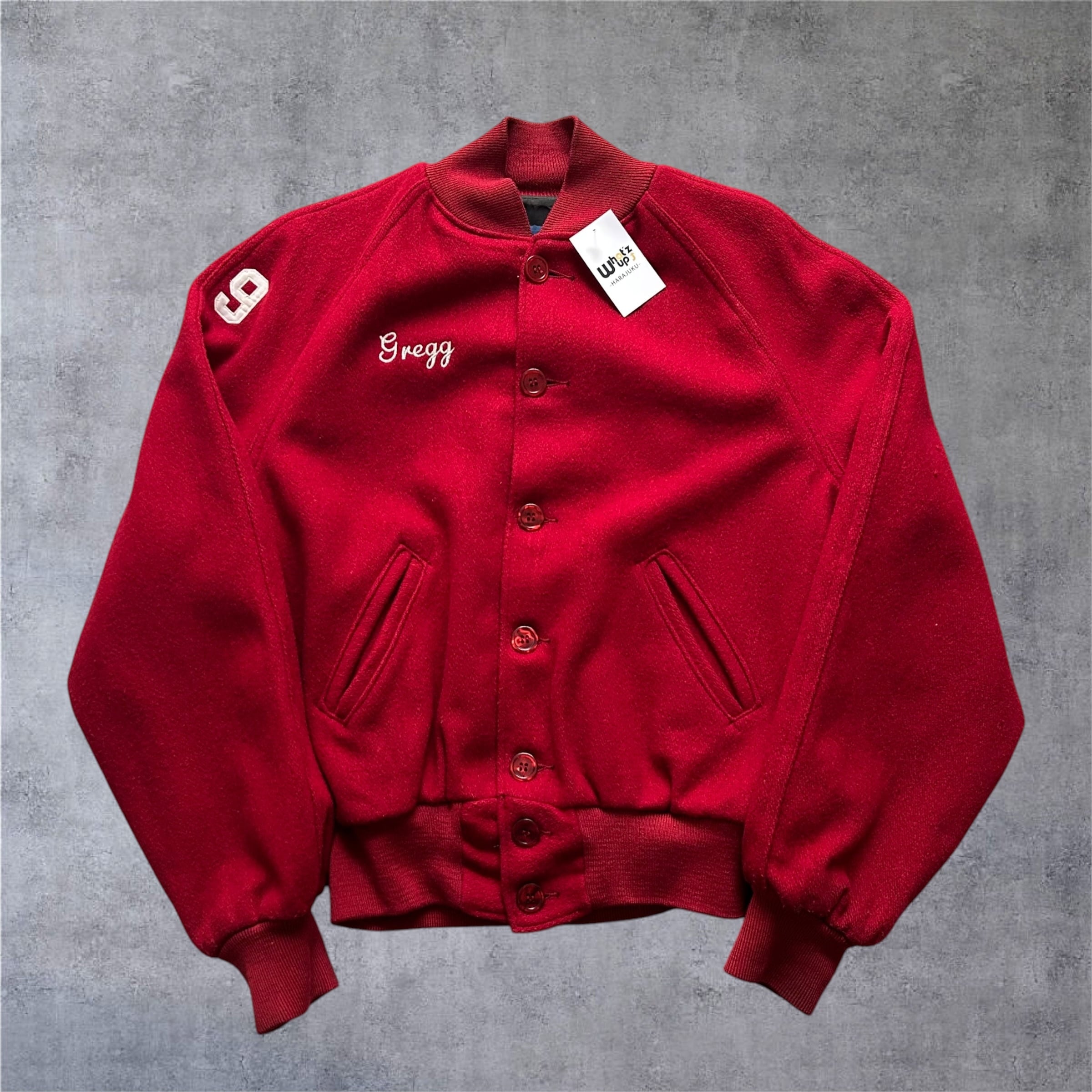 1980s Holloway Wool Button Stadium Jacket【高円寺店】