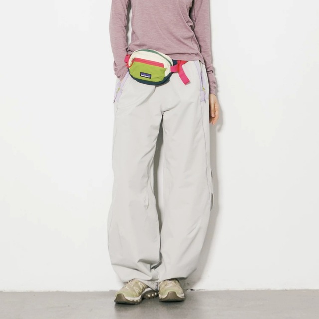 サイドラインワイドシルエットロングパンツ C01221