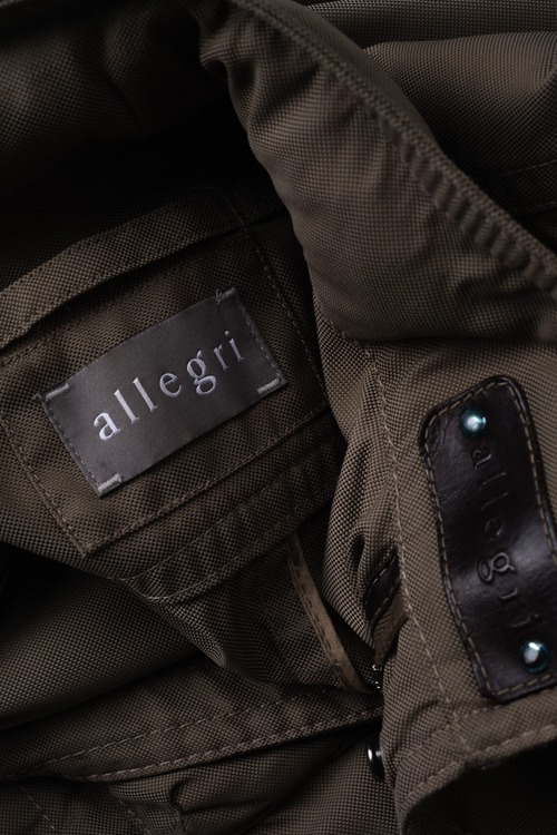 ［1992-1998］"allegri" High-Density Nylon M-65 Field Jacket with Concealed Hood (Designed by Martin Margiela / Made in Italy)