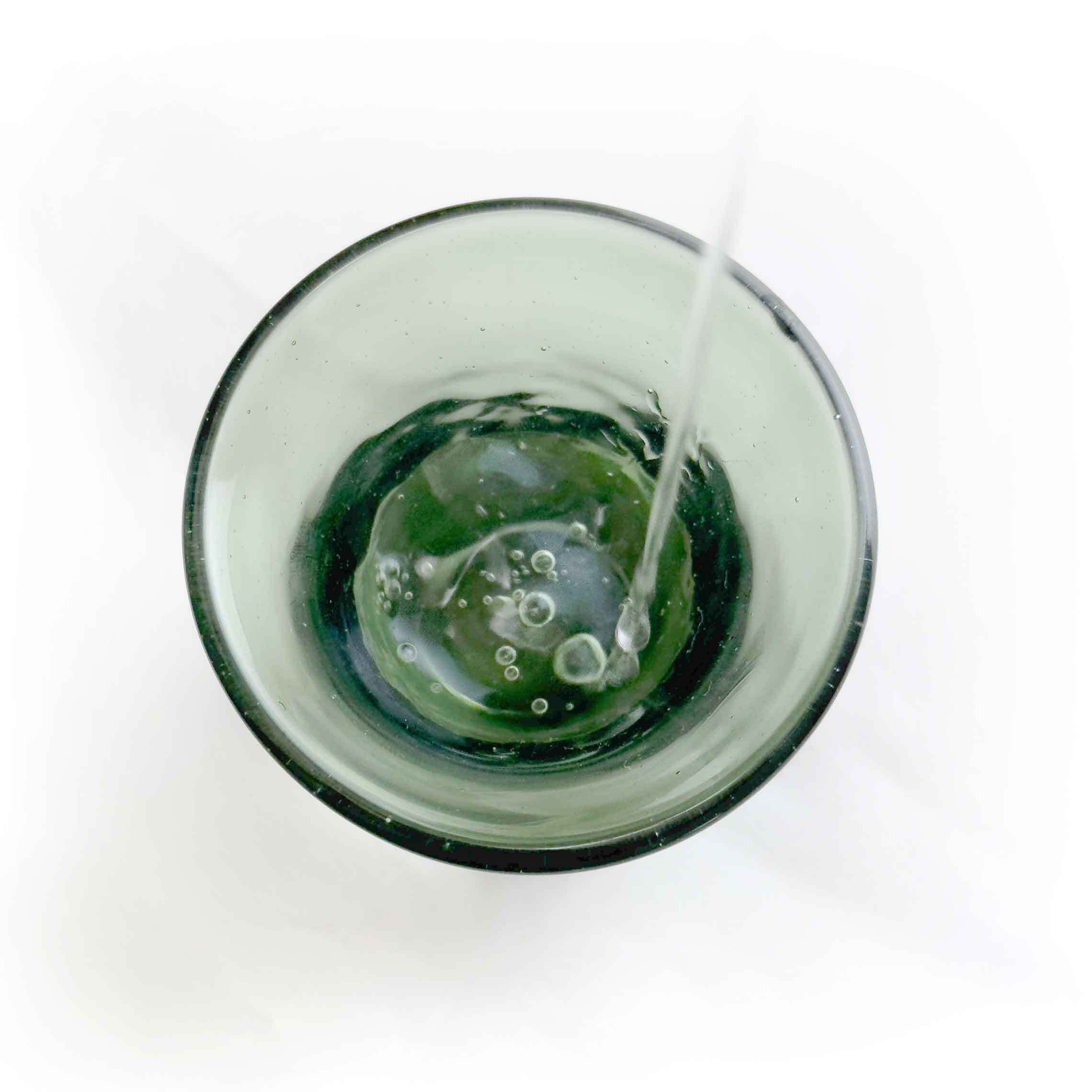 ガラス工房清天】おちょこ 緑 [琉球ガラス] | 【琉球ガラス】と