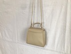 AMERICA 1990’s OLD COACH “Off White Leather” Shoulder bag