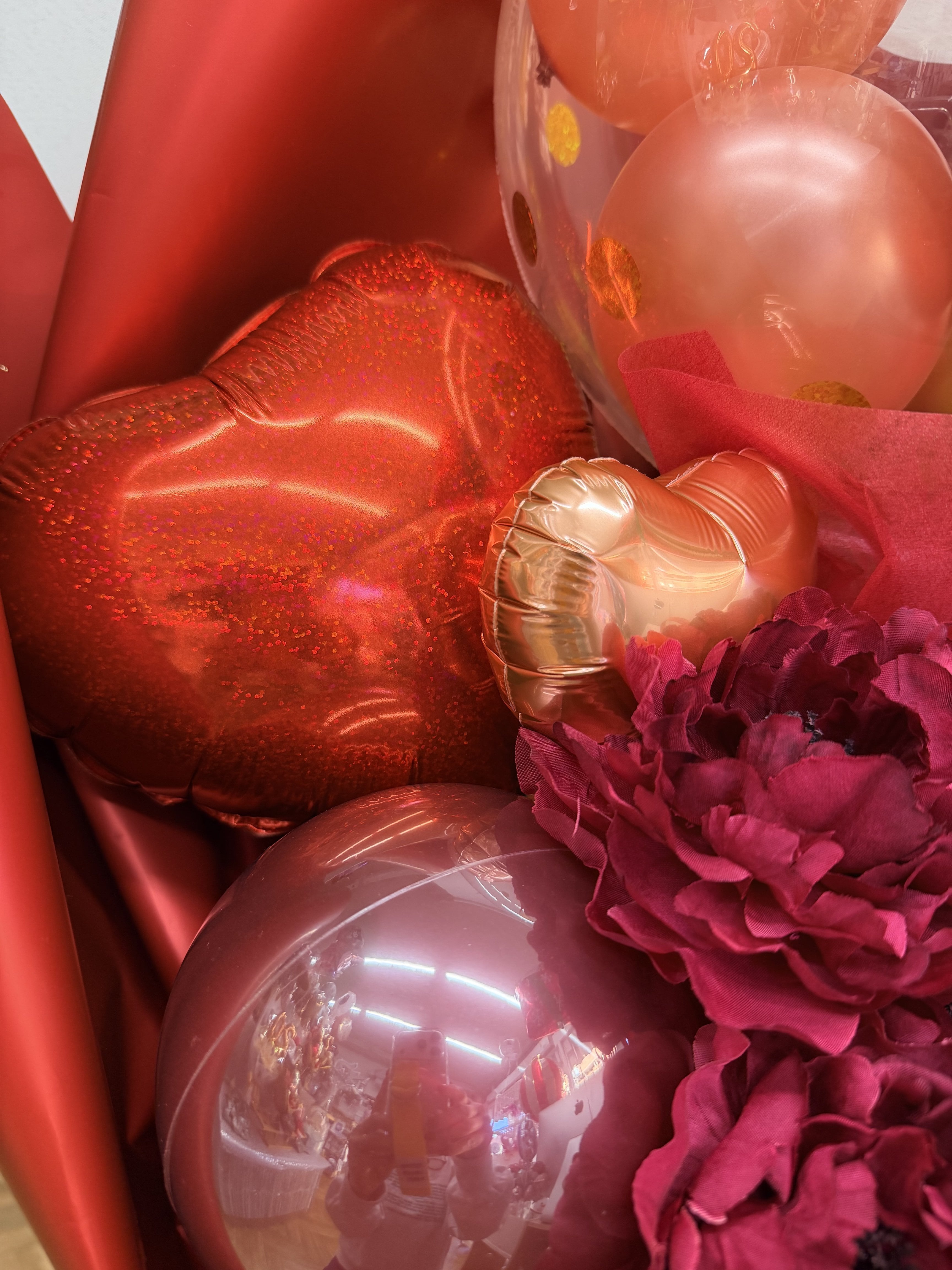 【珠様】12/31 香川 バルーンブーケ 成人式 卒業式 生誕祭 祝花 イベント RISA]成人式バルーン花束 名前入りコンフェッティバルーンブーケ