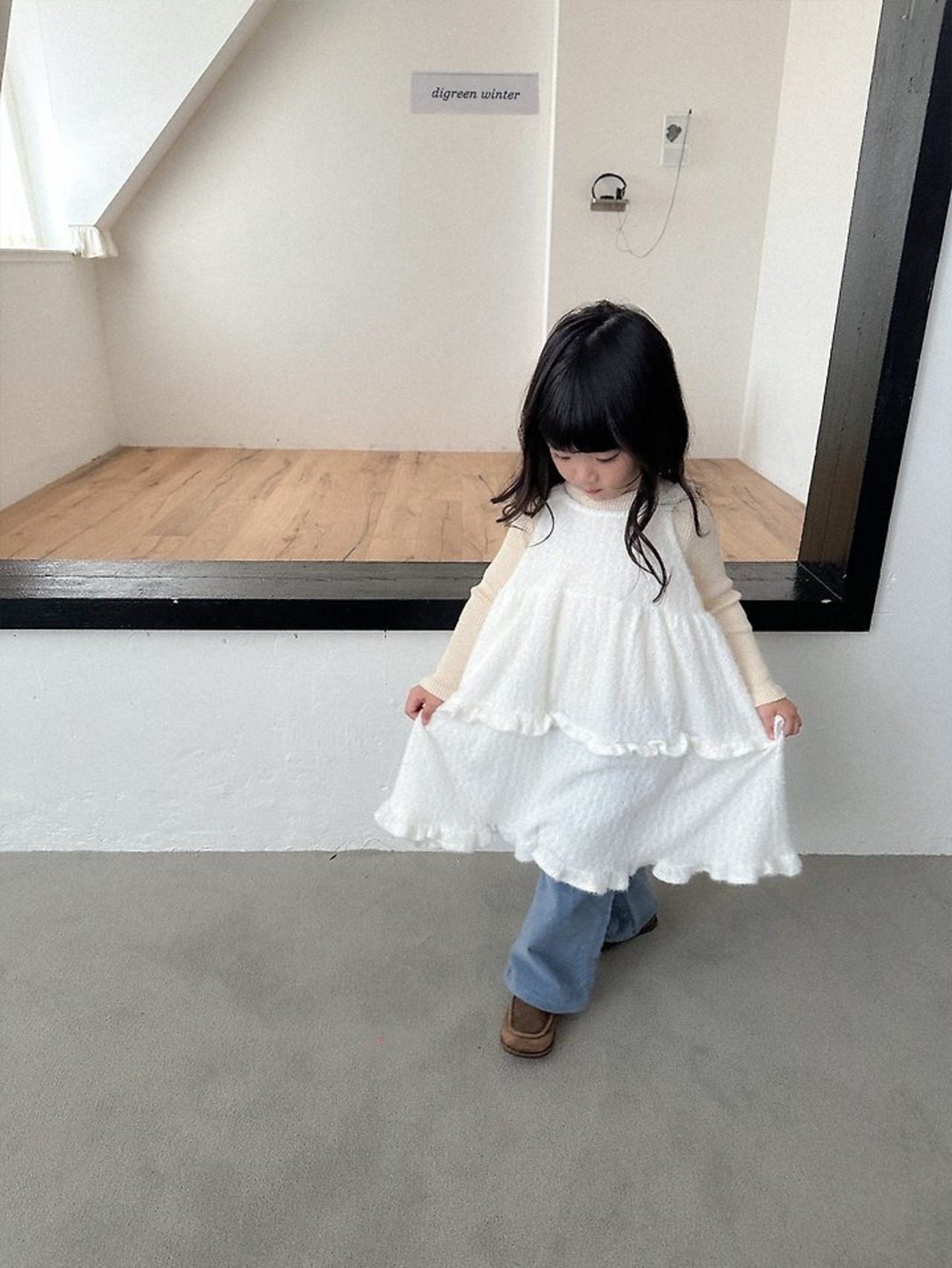 〖取寄〗韓国子供服 / 26winter / Digreen / リプルワンピース / キッズ / 冬服 *S~2XL*