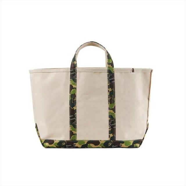 【SAINT MICHAEL】SM-YS8-0000-C34/AP_TOTE BAG/LARGE/WT+CAM(WHITE/CAMO)