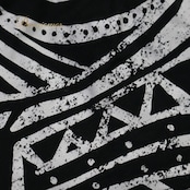 フラダンス 衣装 トップス ブラック系 マウナロア ハワイアン アロハ モノトーン おしゃれ 上品 大人っぽい 大人 フリル オフショル ワンショル 3way ダンス Maunaloa 黒 ホワイト系 白 ブラウス フラダンス衣装 トップス お洒落 大人