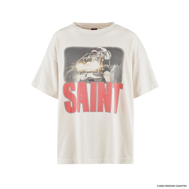 【SAINT MICHAEL】SM-YS8-0000-C20/FD_SS TEE/SAINT/WHITE