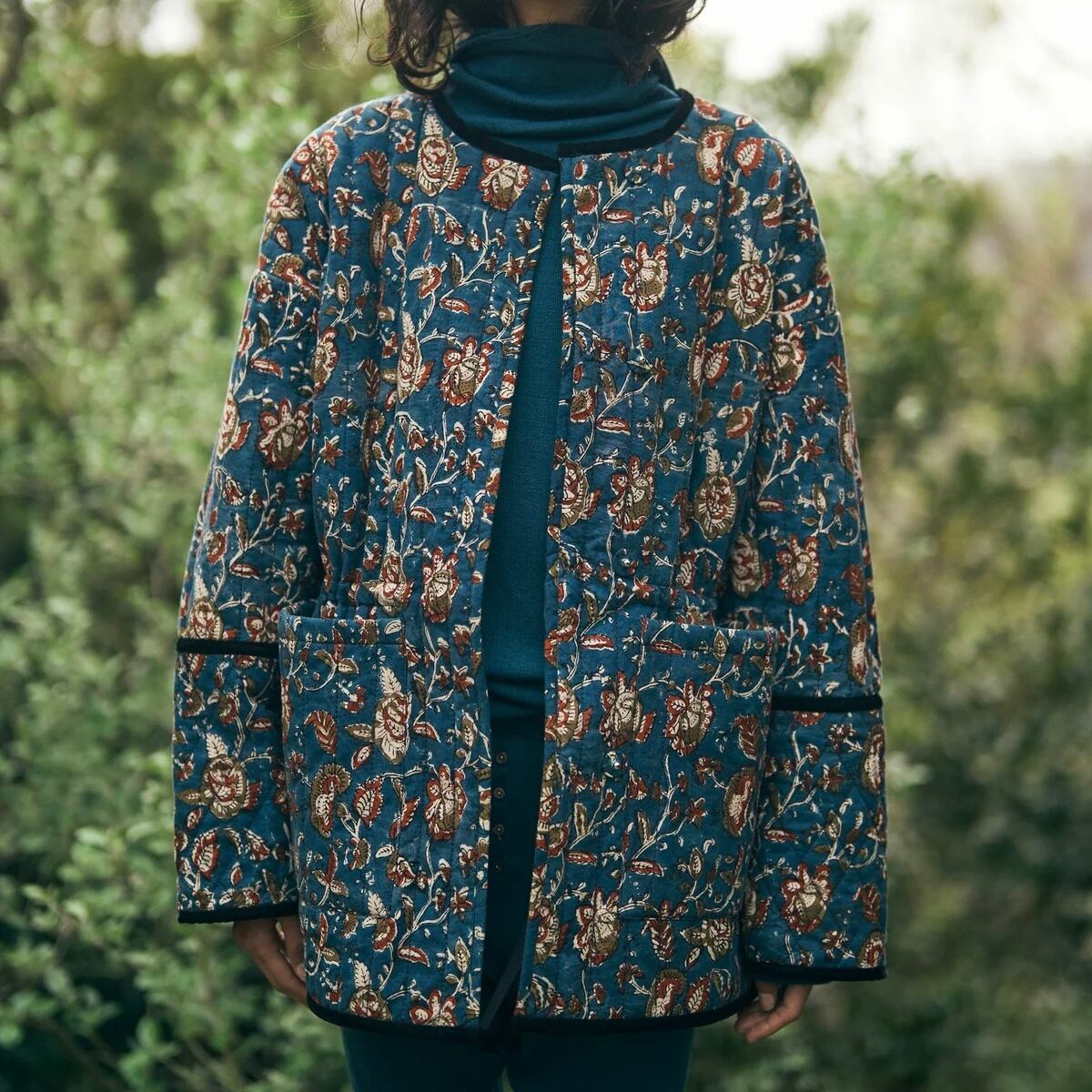 ARCHI / BLOCK PRINT QUILTED JACKET