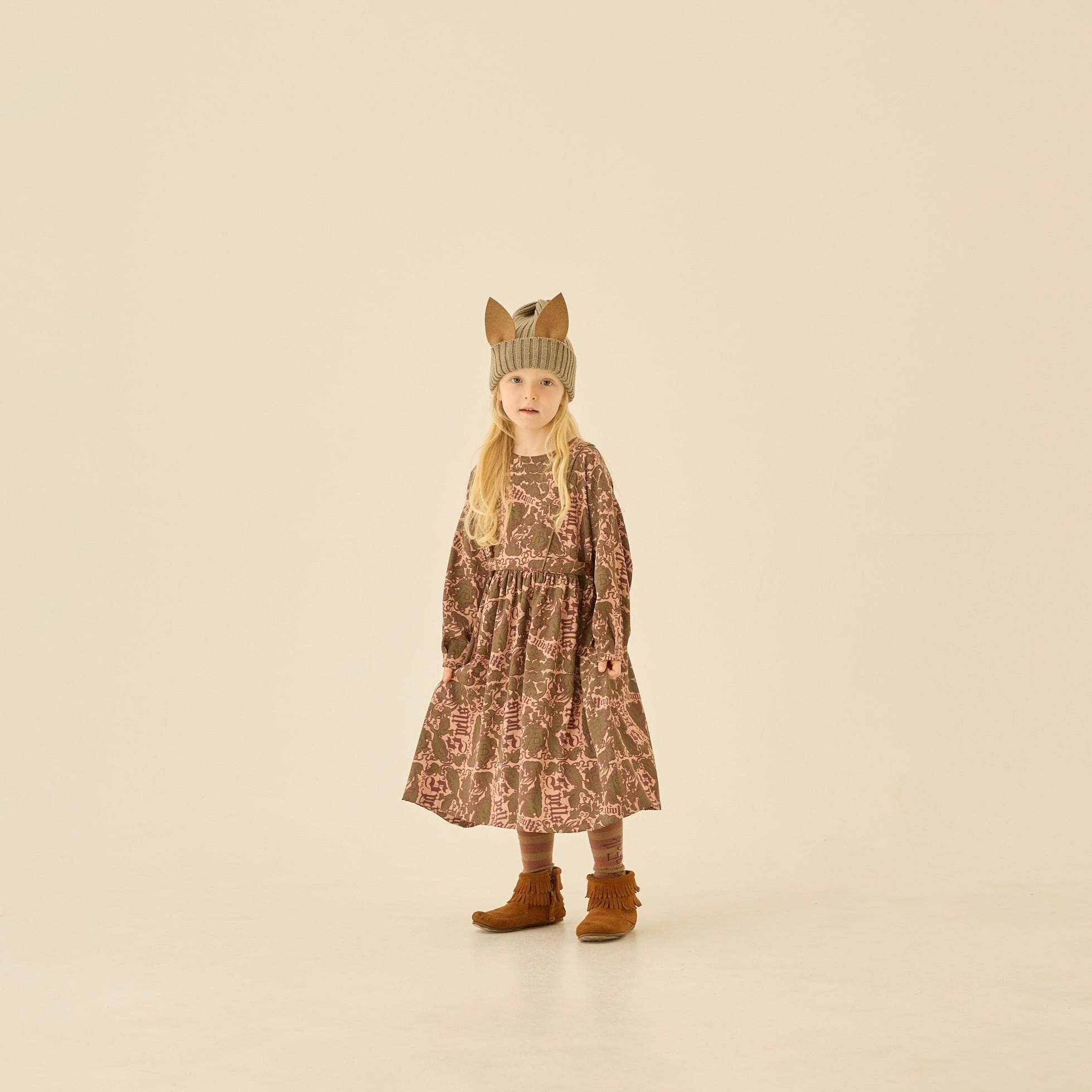 eLfinFolk】Beast Beanie-beige | Queue Mgnonne