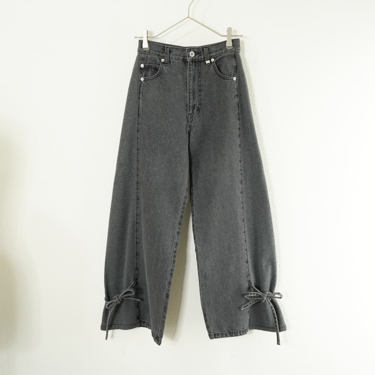 AMERI アメリ ALTERNATE HEM STRAIGHT DENIM ストレート デニム パンツ