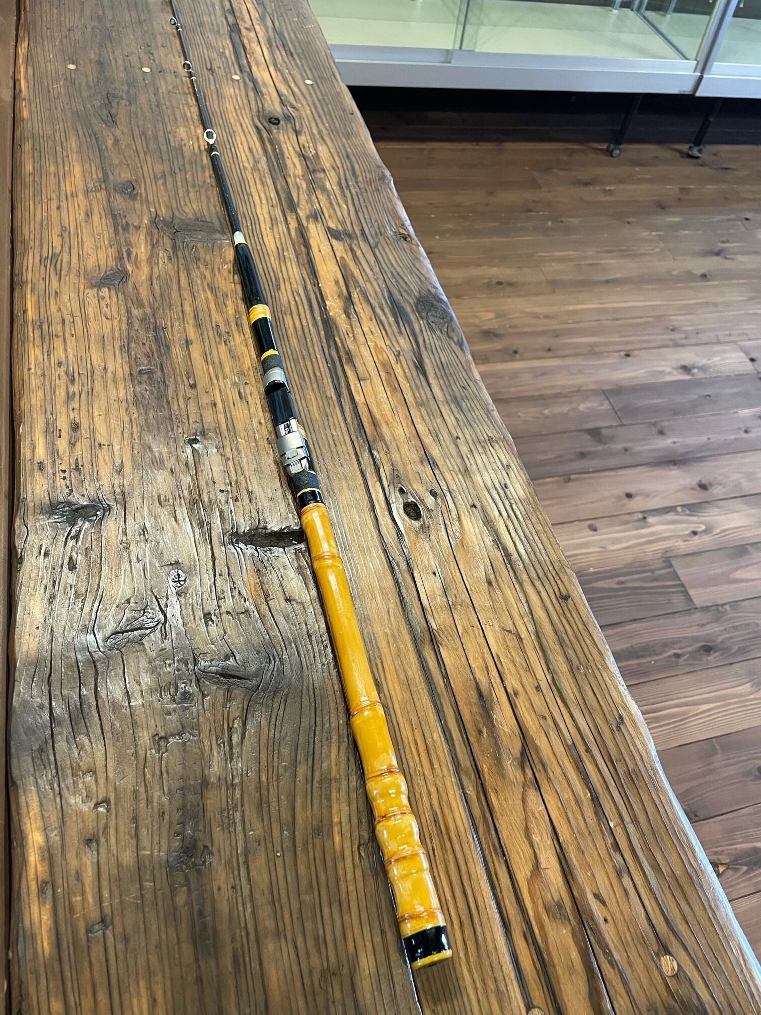 伊勢海老竿　伊勢海老釣り竿　布袋竹　テトラ竿　Fujiリールシート　ガイド　Ka 伊勢海老竿伊勢海老釣り竿布袋竹テトラ竿FujiガイドリールシートKa