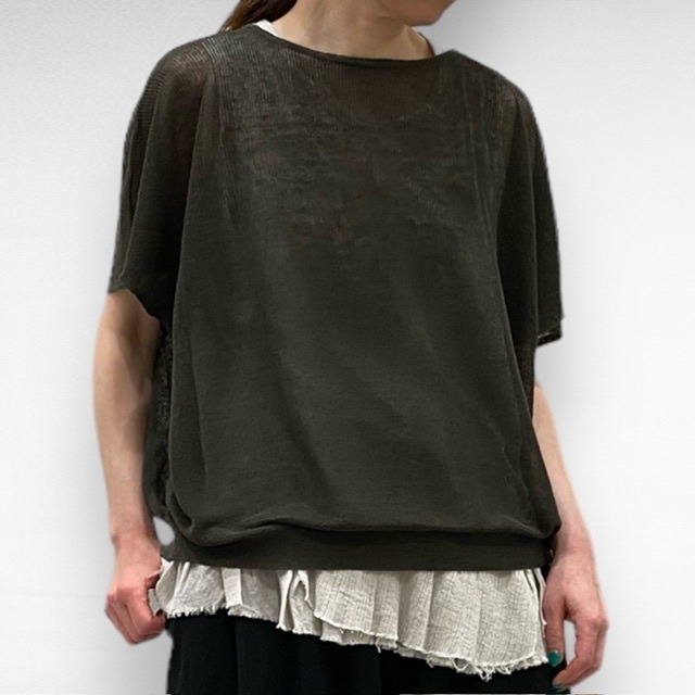 pas de calais washable cool sheer knit pullover