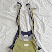 韓国子供服 / ninibello / Bibi Eyelet Halter Top  / トップ *XS~XXL*