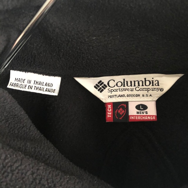 Columbia black denali style nylon×fleece jacket | cou cou used select shop