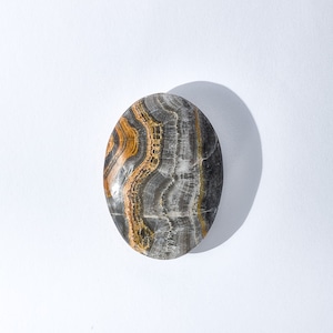 バンブルビージャスパー 1152｜パームストーン ｜Bumblebee Jasper Palm Stone