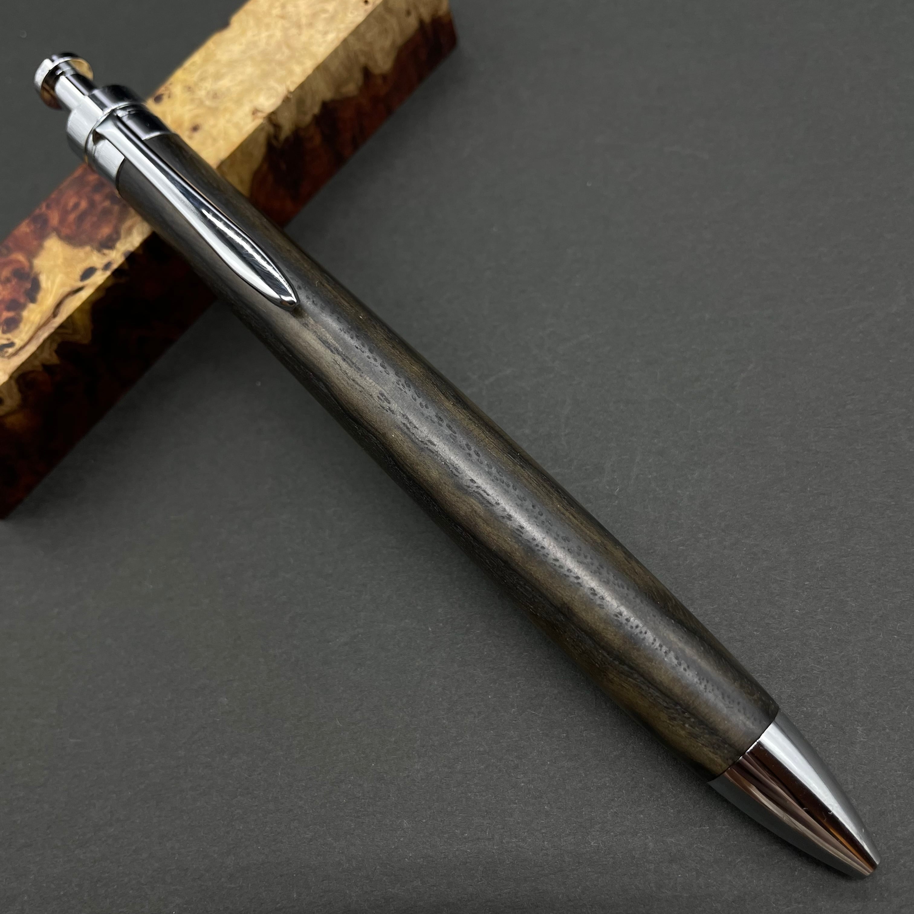 神代栗】木軸ペン 三神シャープ1100 / 三神ボール1000 | 富士瘤 Craft