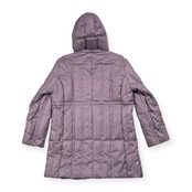 美品 CROCODILE クロコダイル フード付き ダウンジャケット サイズ LL /レディース/パープル