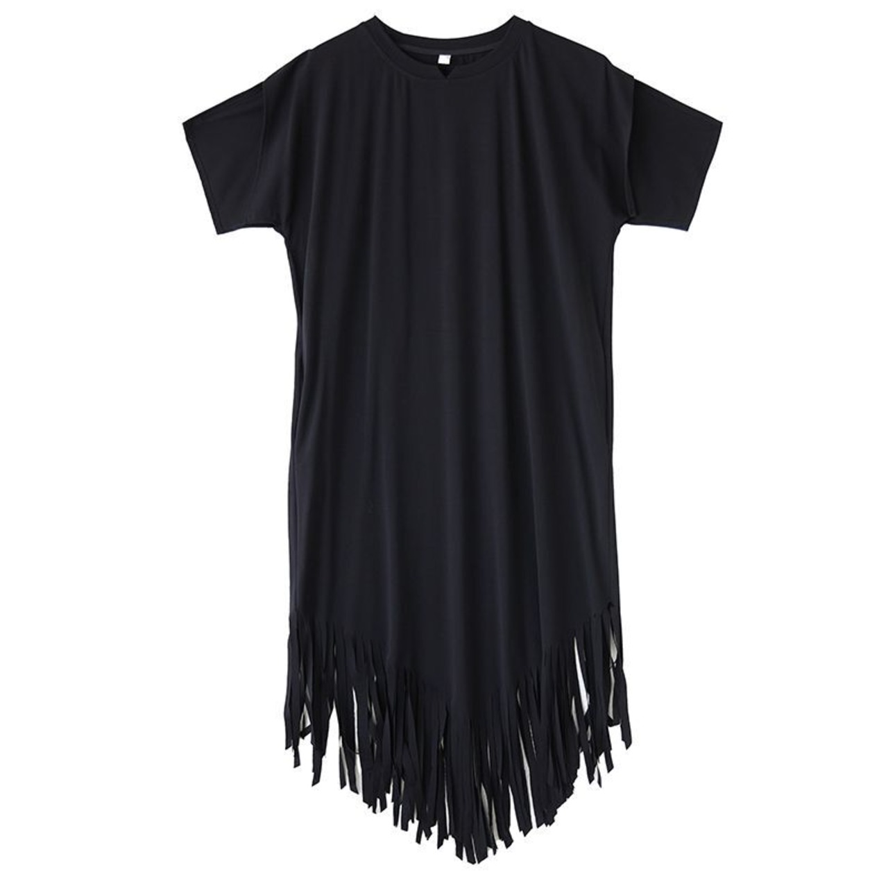 フリンジヘム Tシャツ ワンピース  30234