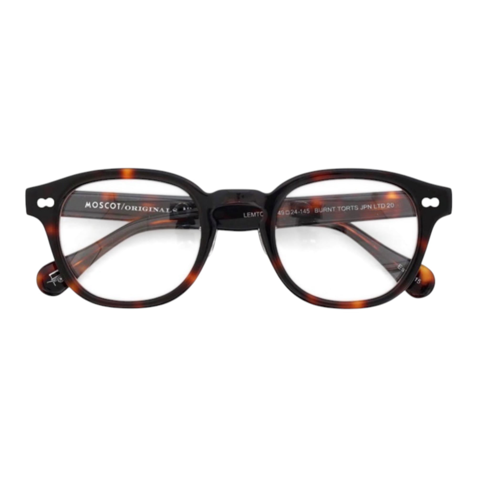 MOSCOT(モスコット) LEMTOSH"BURNT TORTS 49 JPN LTD 20"