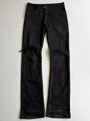 "N.HOOLYWOOD" Damaged Boots-cut Denim