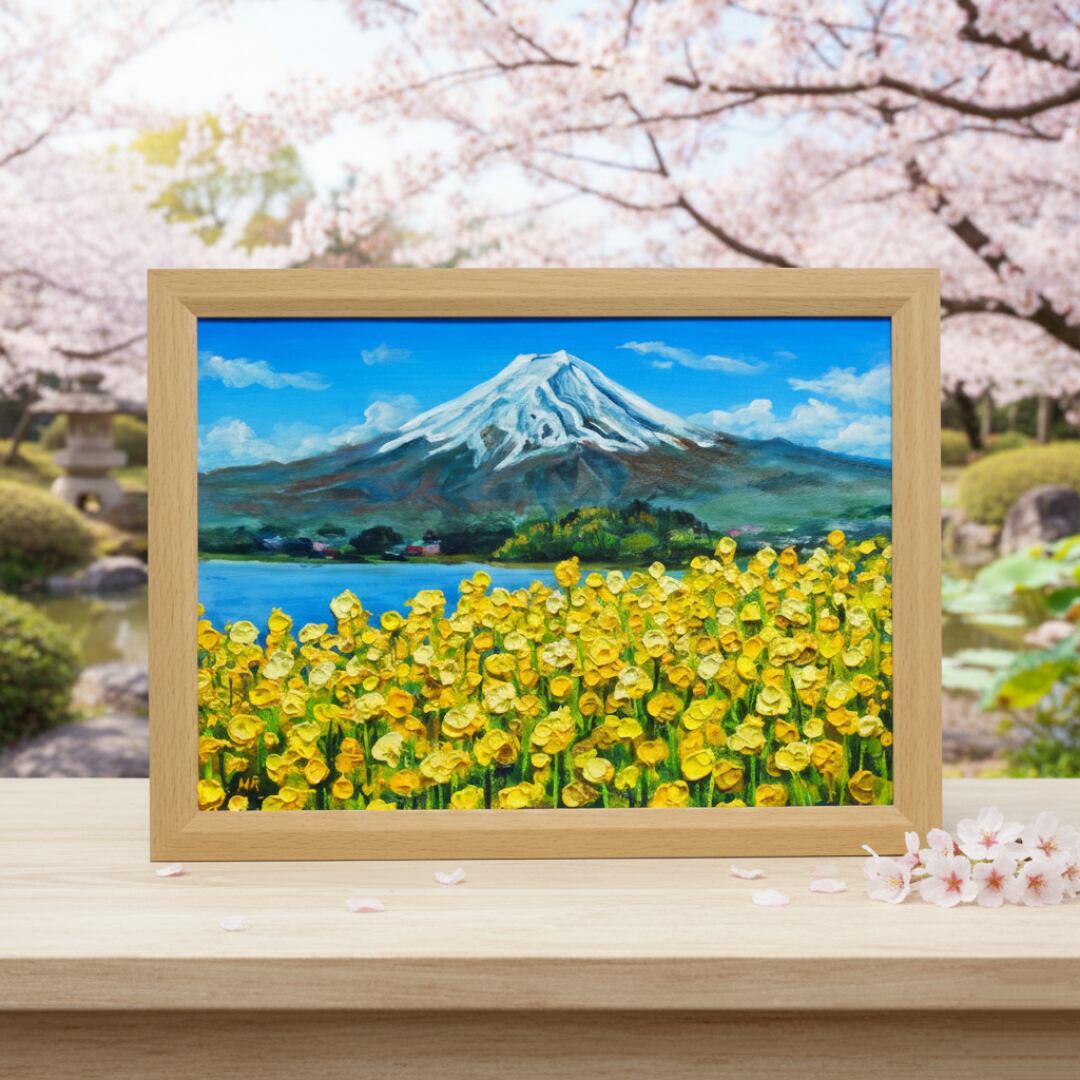 油絵 富士山 絵画 風景画 油彩画 原画 富士山絵画 風景画｜開運 富士山
