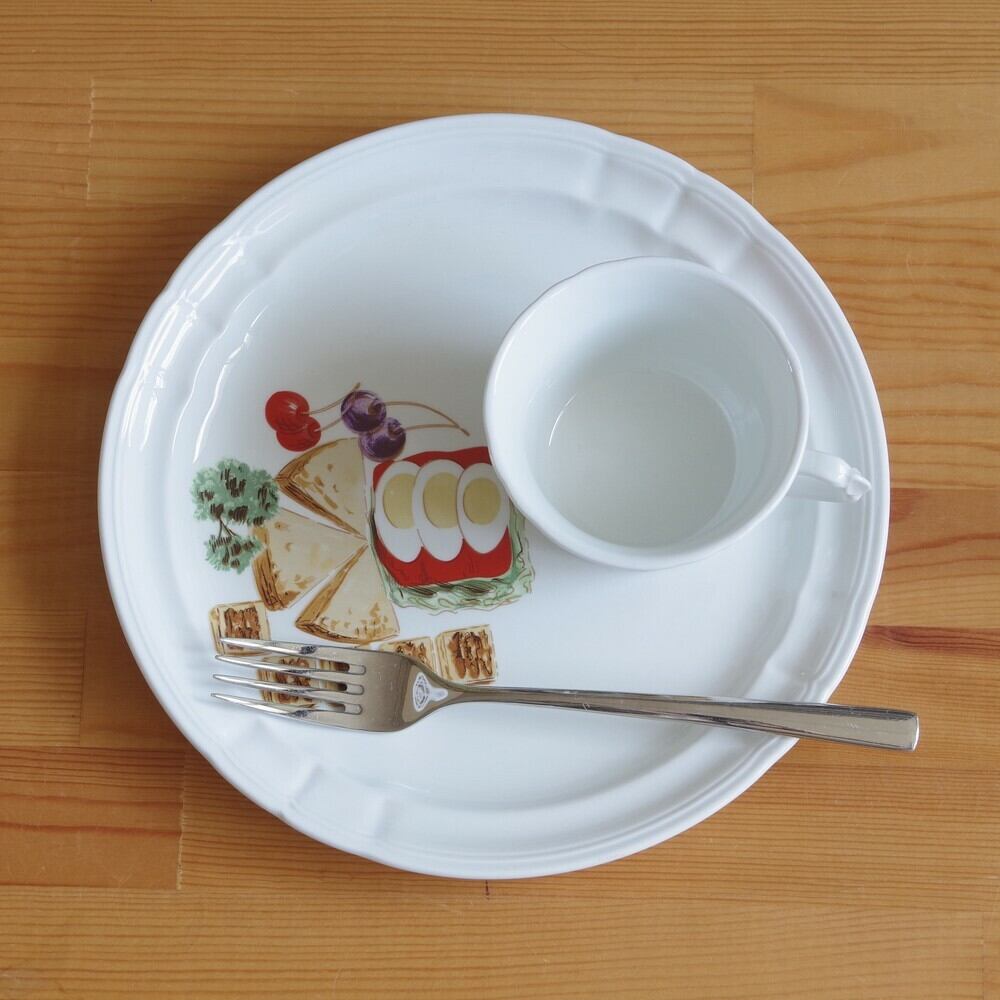 スペイン製 ヴィンテージ食器 Pontesa ポンテサ ランチセット プレート 
