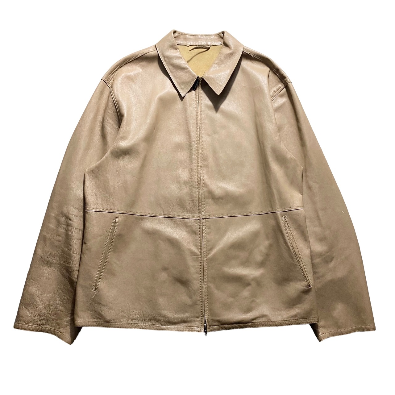 ERMENEGILDO ZEGNA leather jacket