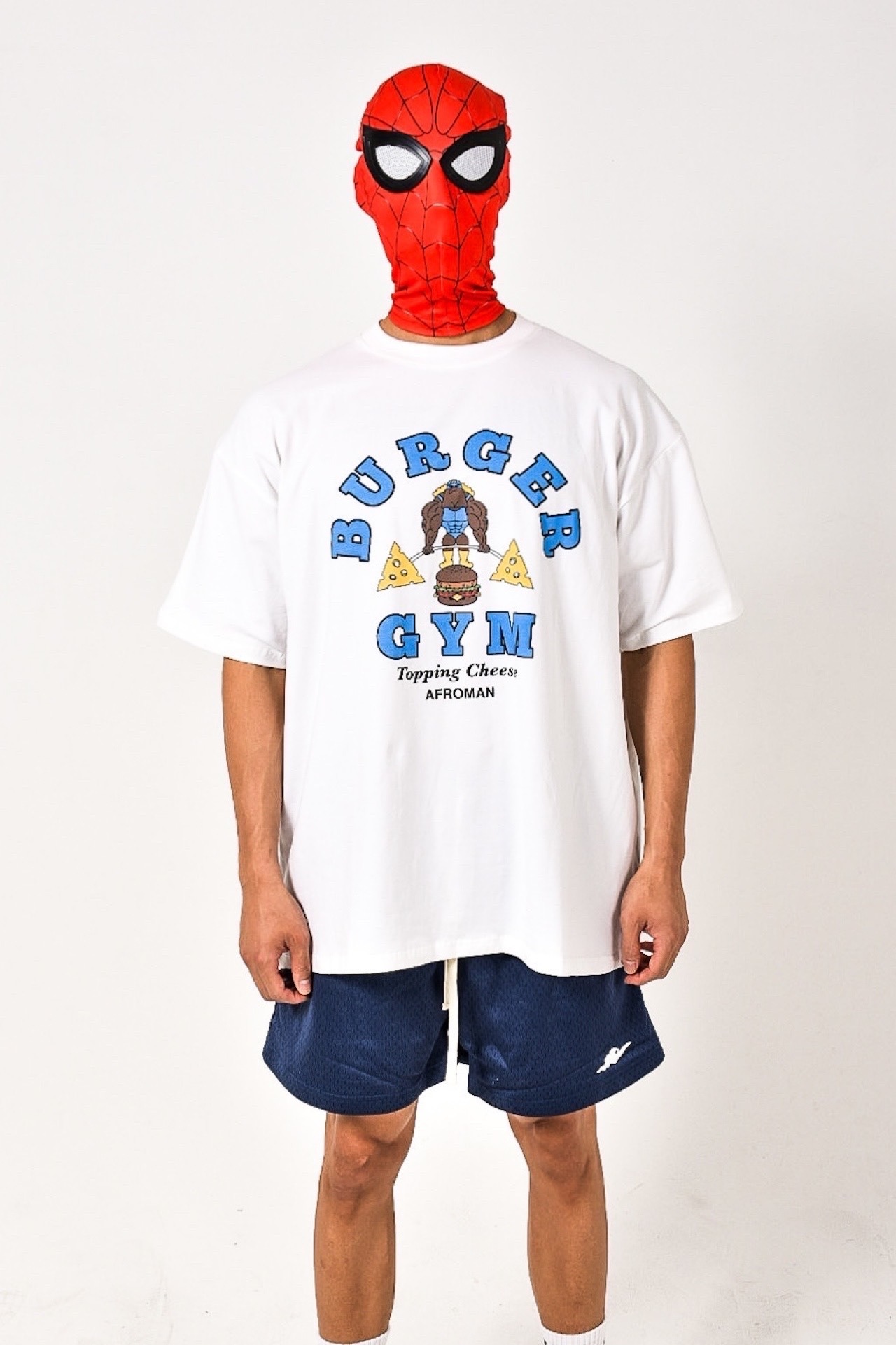 バーガージムTシャツ　ホワイト