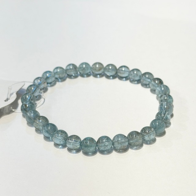 【澄んだ青で絆を深める】アパタイト ブレスレット 約6mm【BR8147】