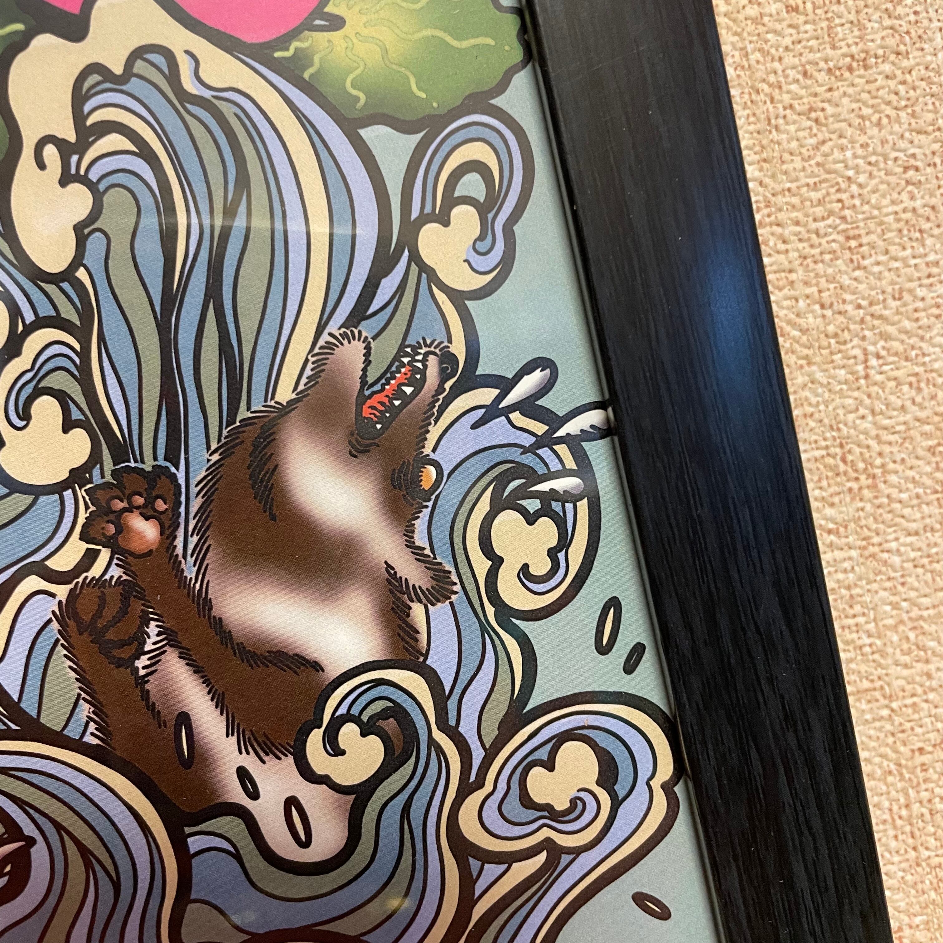 yuichiオリジナル『金太郎の魔鯉退治』A3イラストボード付き | Pay ID