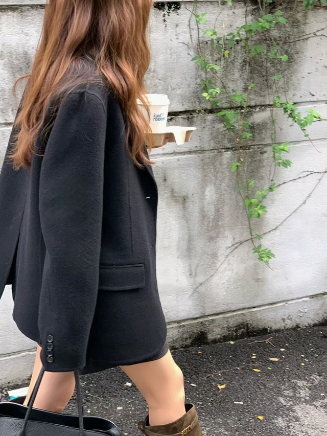 (予約) verveine / Adele merino wool 100% handmade coat 2color