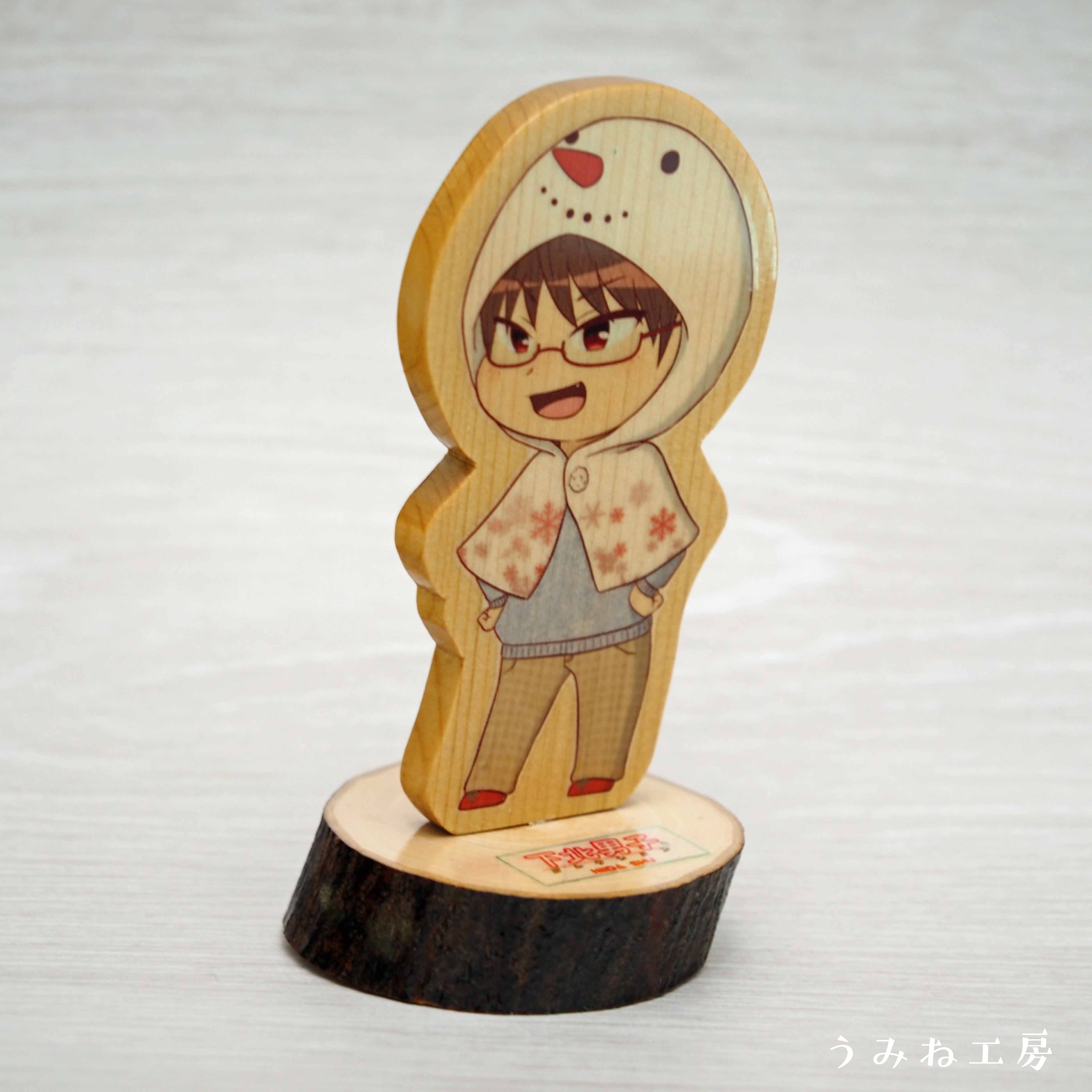 青函ずい道貫通記念石(青森ヒバの箱付)。非売品。レア 下北男子#09 青森ヒバスタンド | うみね工房