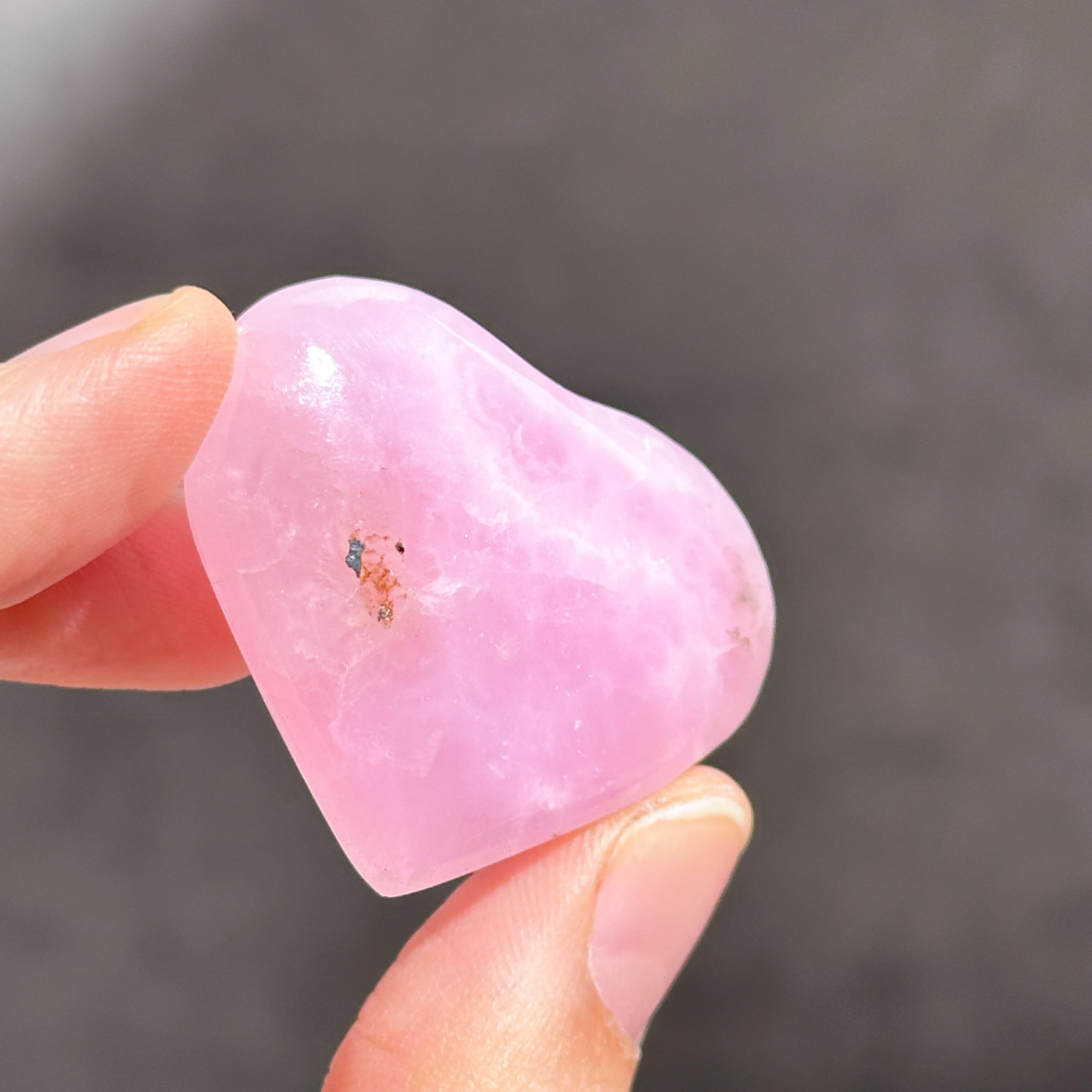 高品質　ピンクアラゴナイト　ハート　天然石 ピンクアラゴナイト ハート51◇Pink Aragonite◇天然石・鉱物