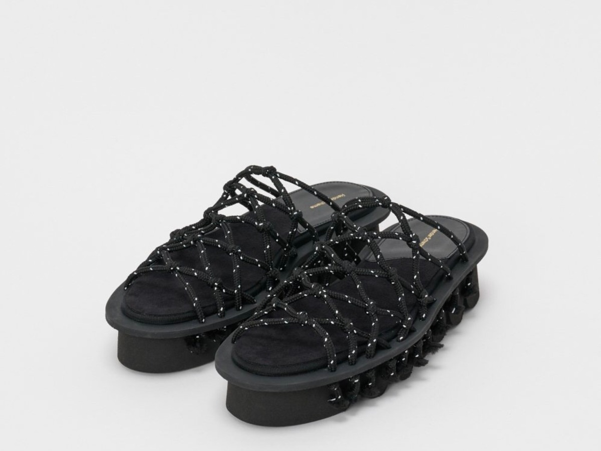 Hender Scheme” rope sandal black” | Lapel online store