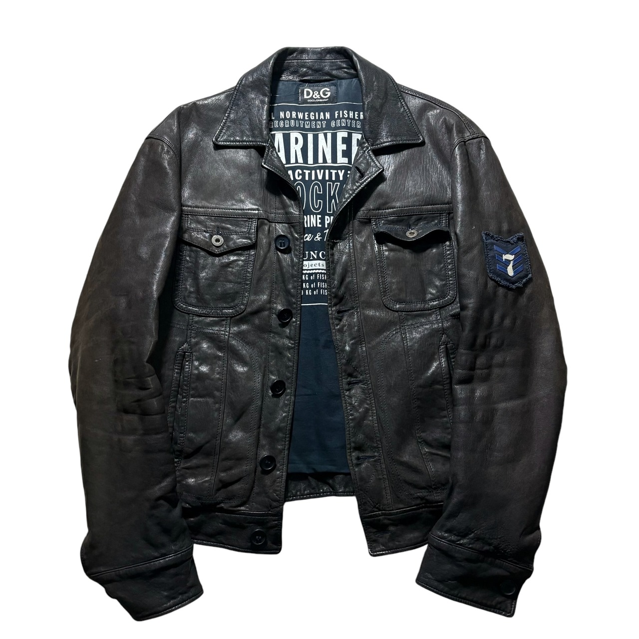D&G leather jacket