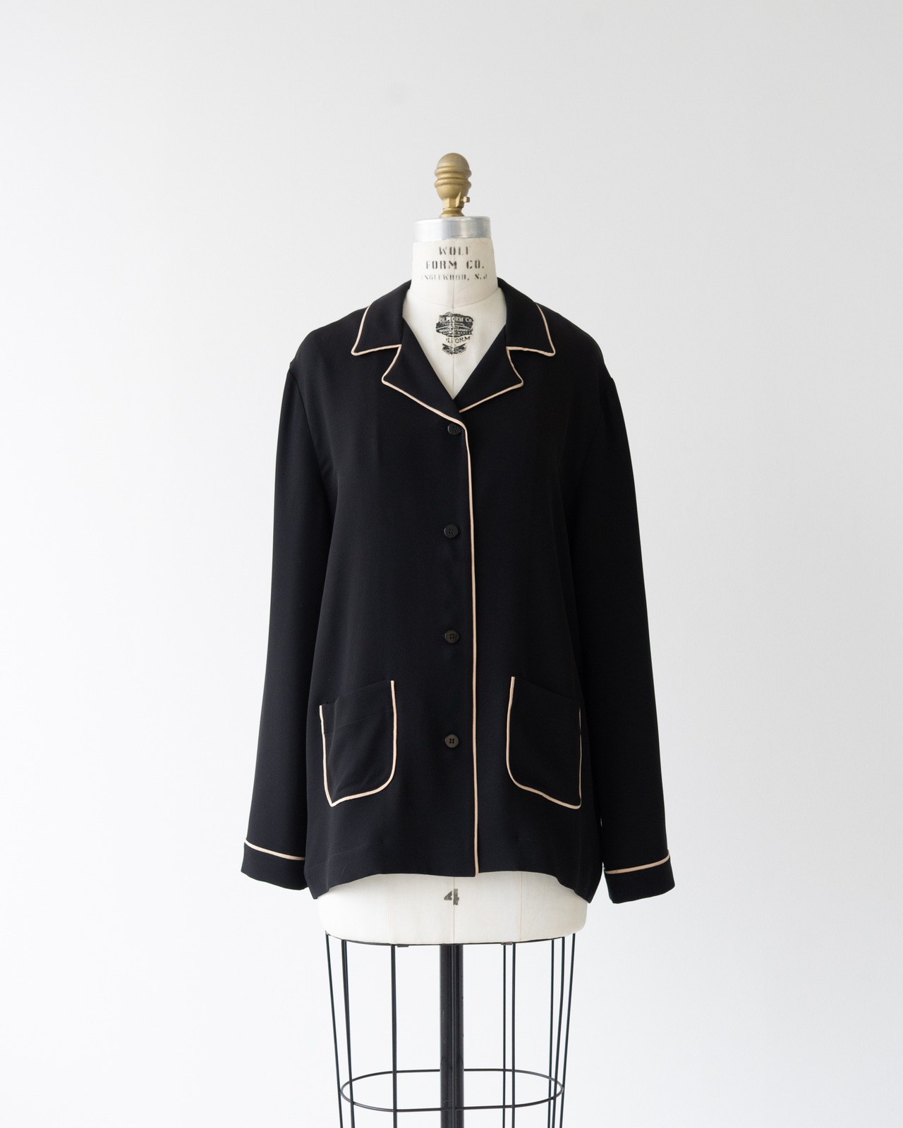 〈valentino〉Piped shirt