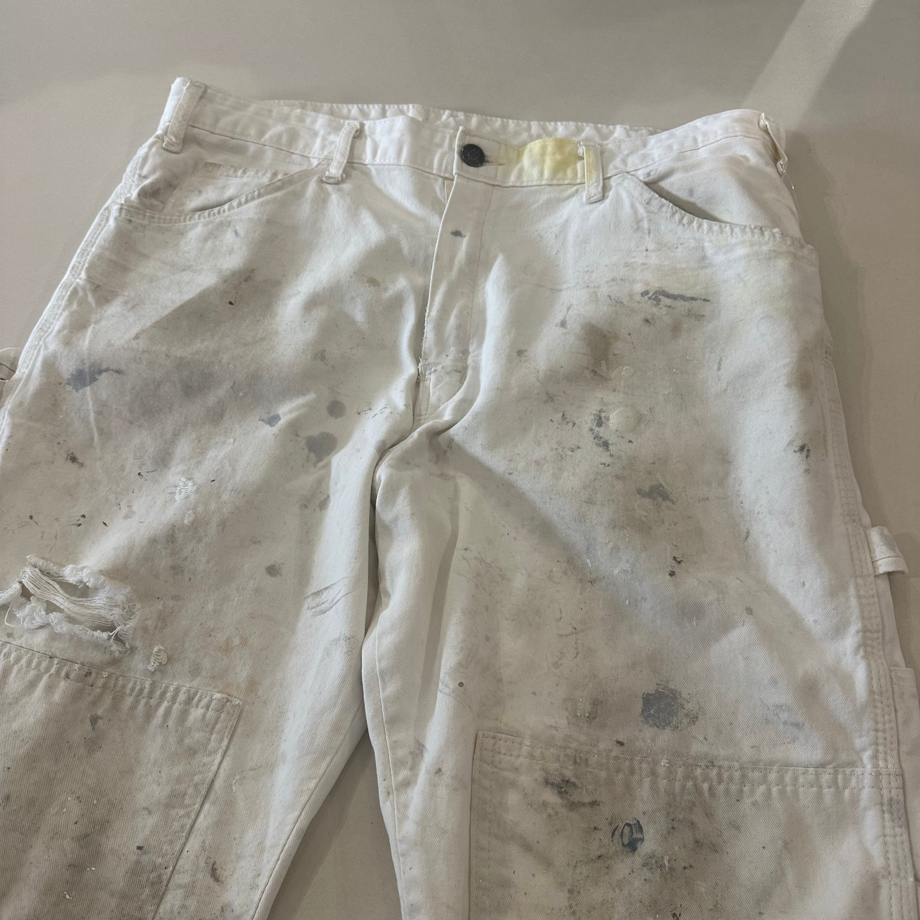 00s Dickies Real Painter (31×30) ホワイト 00s DICKIES REAL PAINTER PANTS 36×30 | BerBerJin Yuhodo