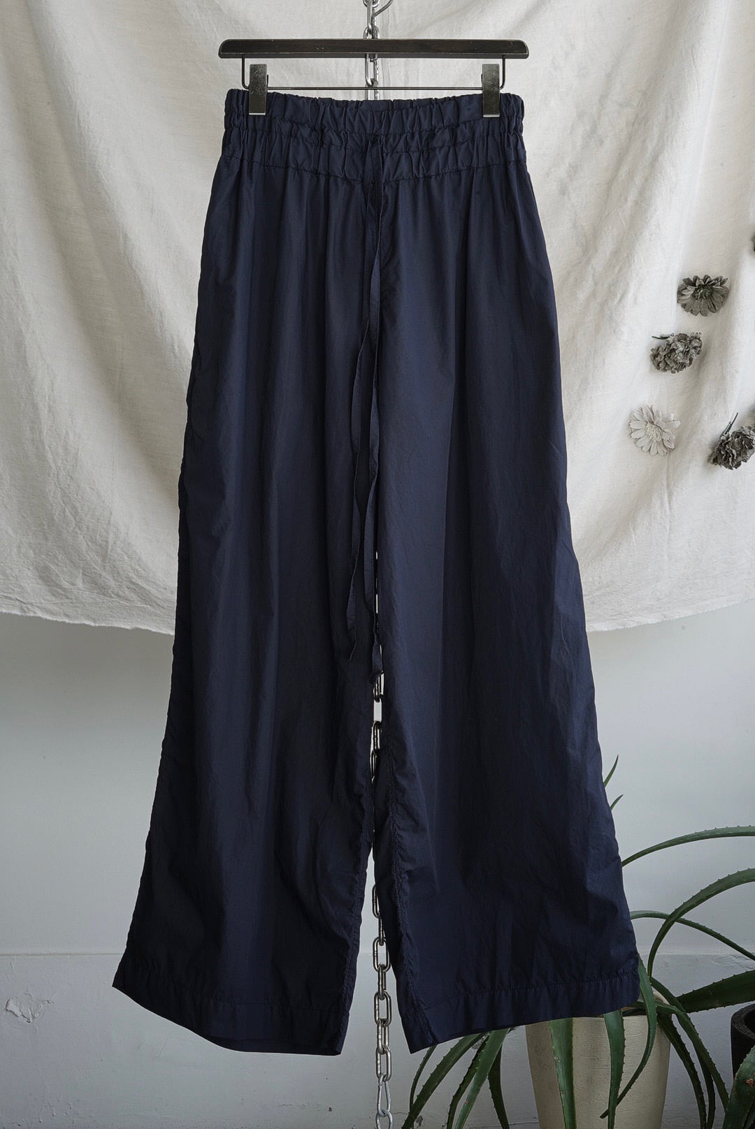 VINCENT JALBERT - POPLIN WIDE PANTS