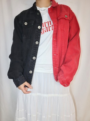 color denim docking jacket【6100】