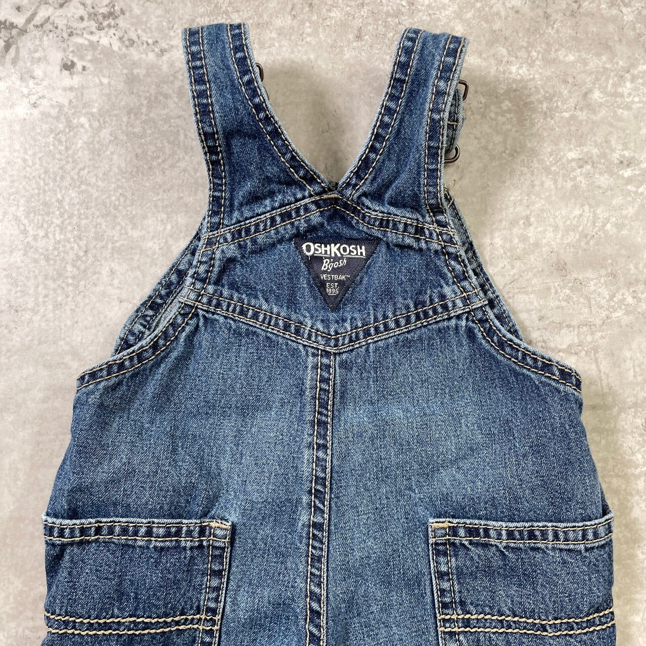 kids】OSHKOSH オシュコシュ デニム オーバーオール キッズ6ヶ月 60
