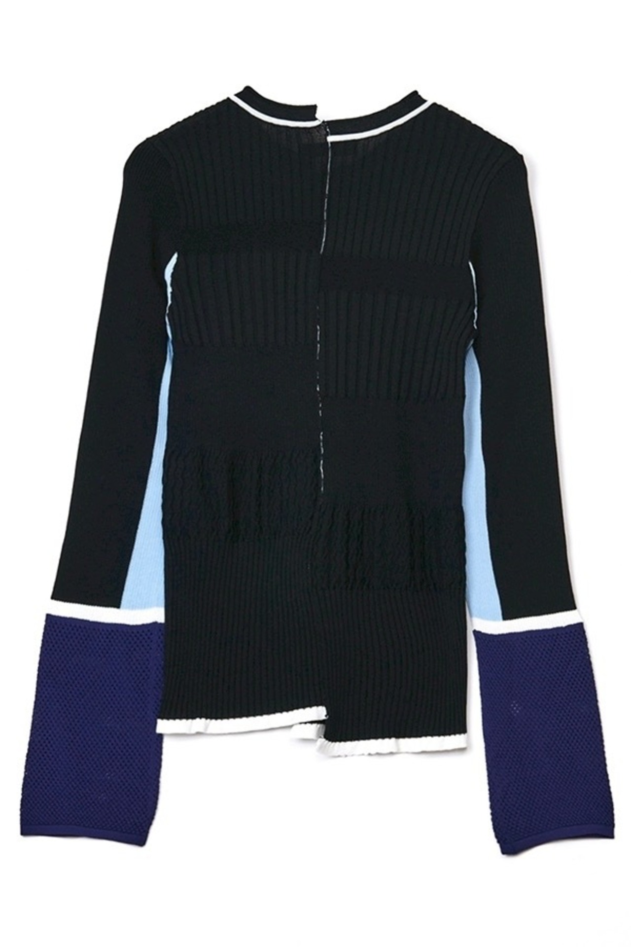 アウラアイラ AULA AILA OFF-CENTER RIB KNIT