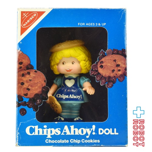 ナビスコ チップスアホイ 女の子 ソフビフィギュア タルボット社 1983 箱入