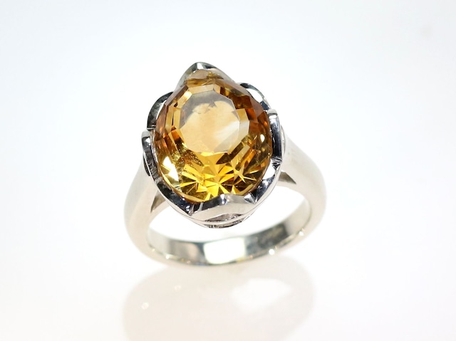 シトリンリング 9.01ct