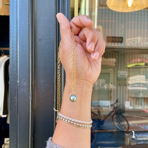 南洋黒真珠トップ（タヒチアン）10~11mm