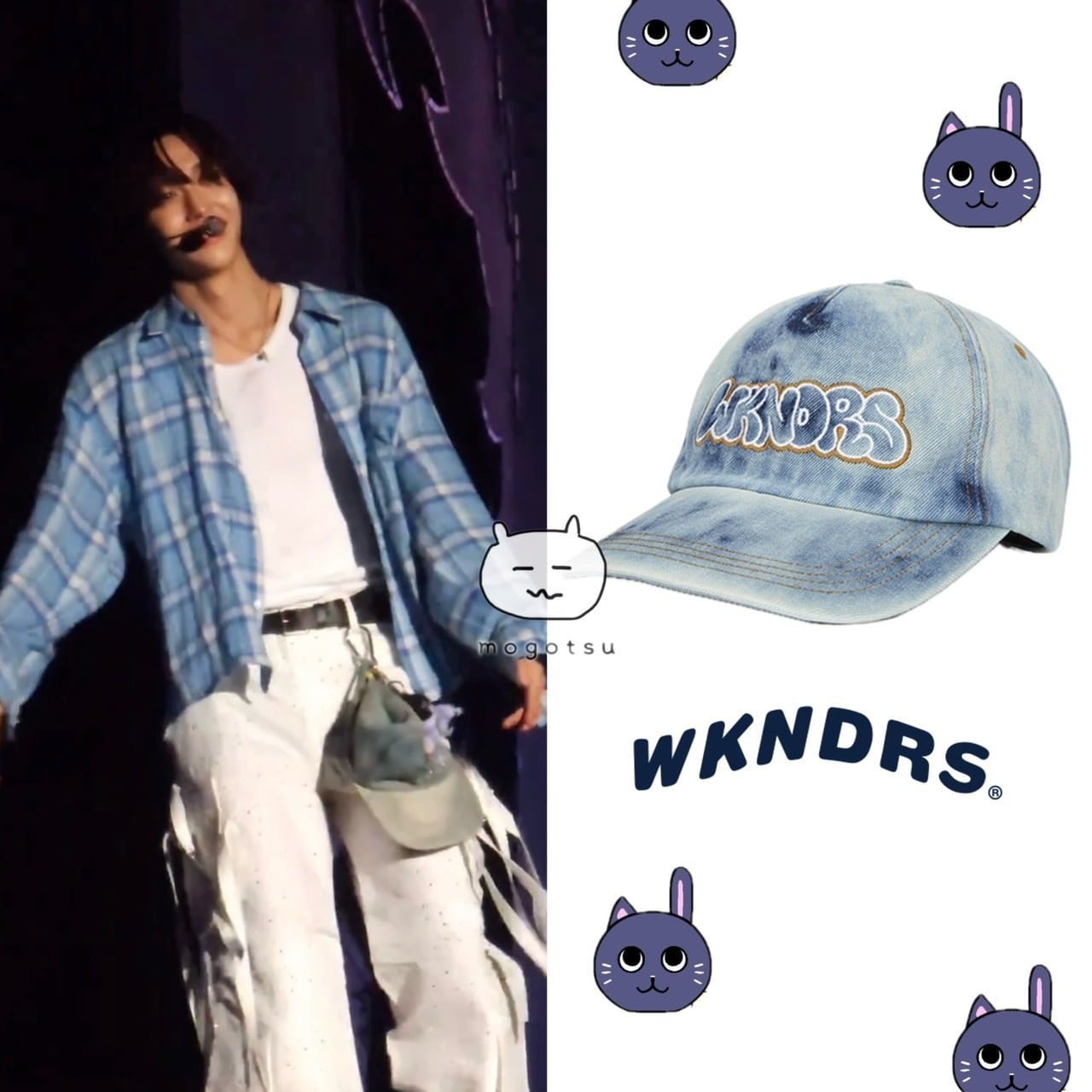 ☆RIIZE ウォンビン 着用!!【WKNDRS】OVERDYED 5P CAP (L ☆RIIZE ウォンビン 着用!!【WKNDRS】OVERDYED 5P CAP (L